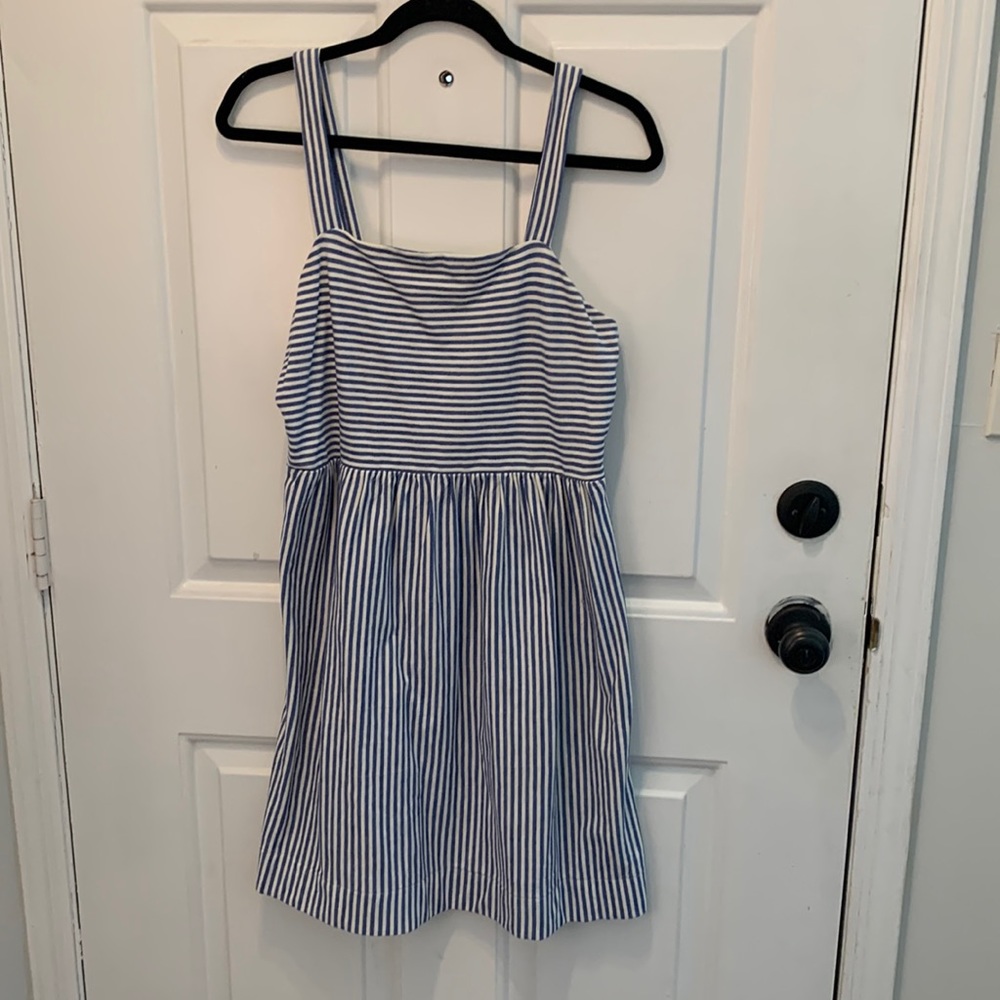 Loft striped summer dress - size small